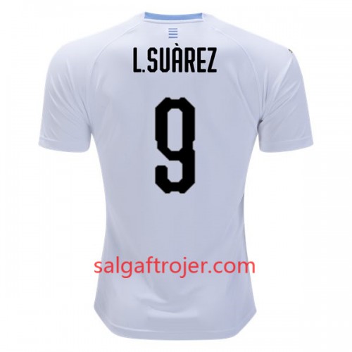 Uruguay Fodboldtrøjer L.Suarez 9 Udebanesæt VM 2018 Uruguay Fodboldtrøjer L.Suarez 9 Udebanesæt VM 2018